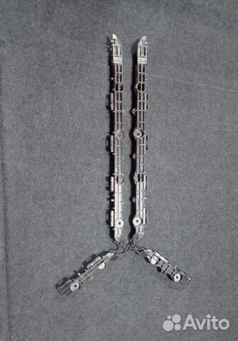 Направляющие заднего бампера Toyota Camry XV50