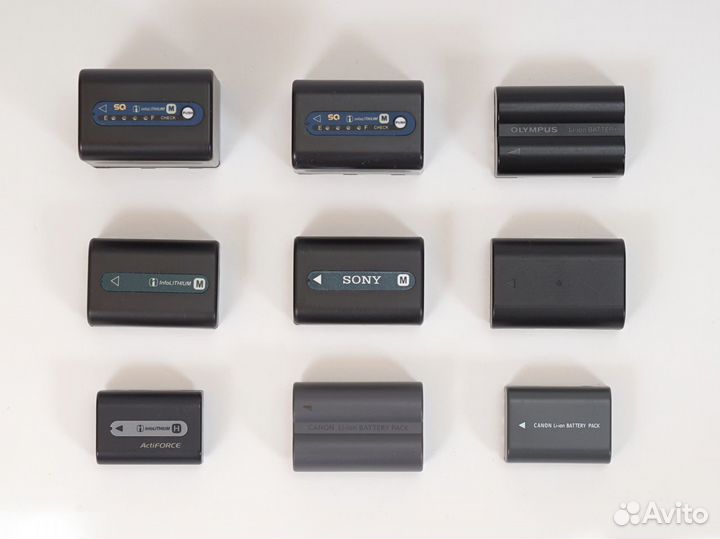 Батареи Canon, Sony, Pentax, Olympus