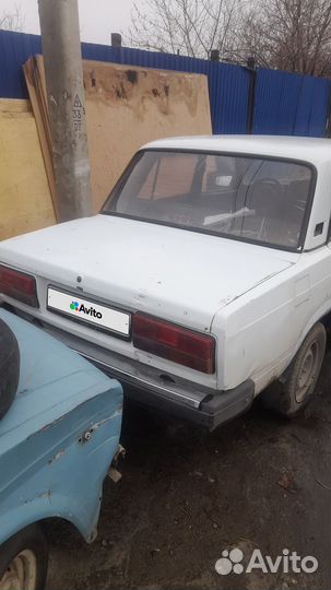 ВАЗ 2107 1.7 МТ, 2005, 60 000 км