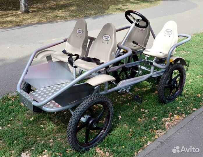 Веломобиль 4-х местный Familybike SV4