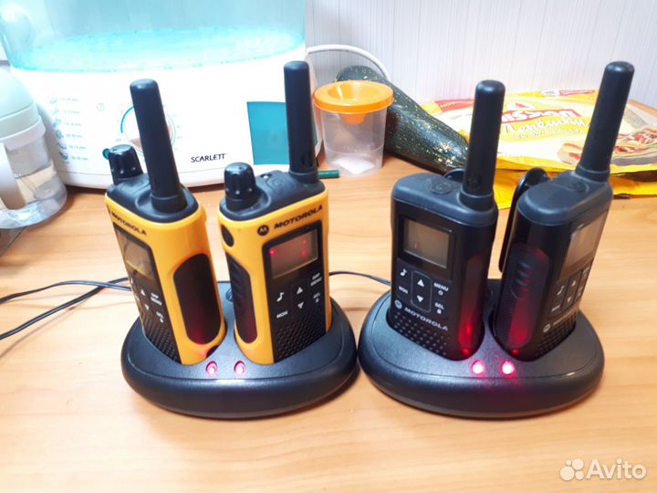 Мотороллы 4 шт.: Т 80 extreme tlkr,Т 60 tlkr