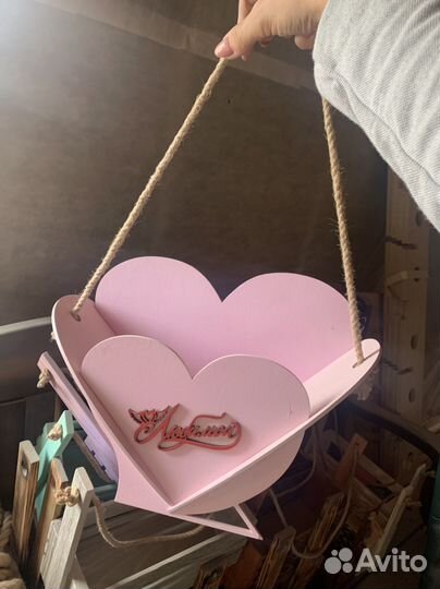 Ящик деревянный подарочный