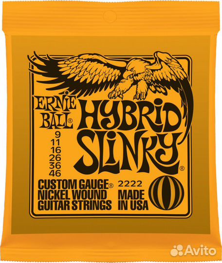 Ernie Ball 2222 Струны Nickel Wound Hybrid Slinky