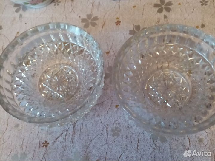 Хрустальная конфетница СССР