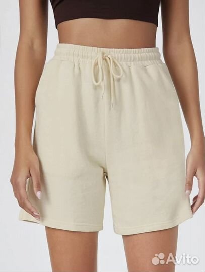 Шорты shein бежевые