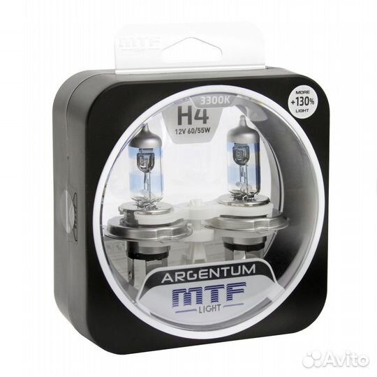 Лампы MTF Light Argentum +130 (H1- нb4)