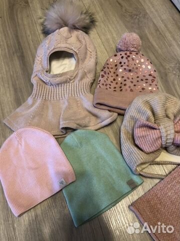 Шапки hm, baby go, clever