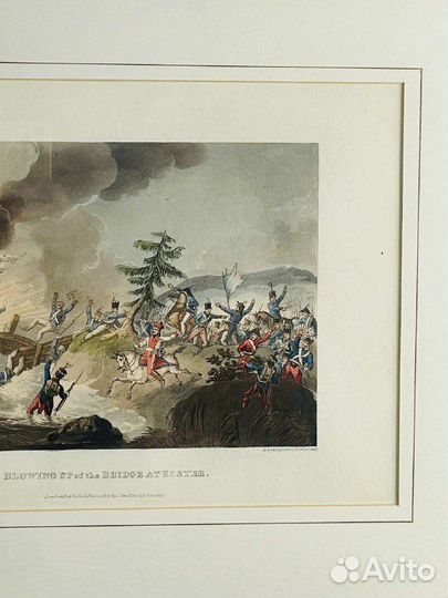 Антикварная гравюра