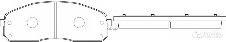 Колодки тормозные BP13600 SB Nagamochi