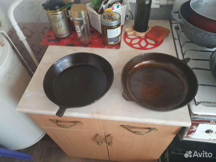 Сковорода чугунная СССР