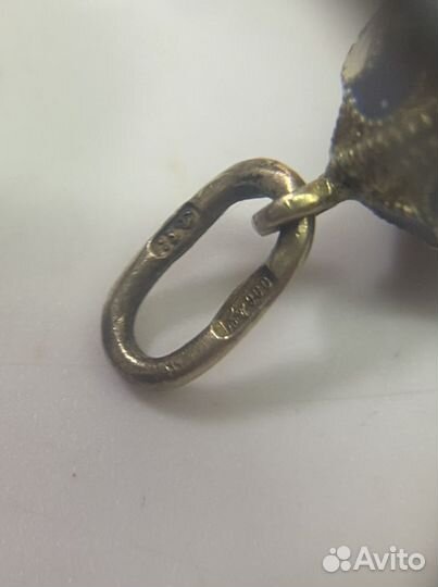 Пасхальное яичко Серебро 960 проба Гор.Эмаль