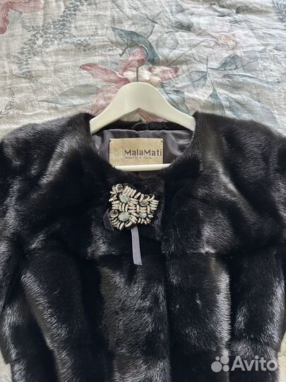 Шуба норковая 42 44 бу