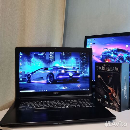Игровой ноутбук MSI 17.3 I7 SSD/HDD RAM8GB GTX950
