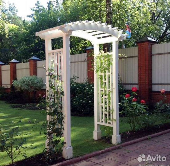 Ландшафтный навес пергола веранда зона отдыха