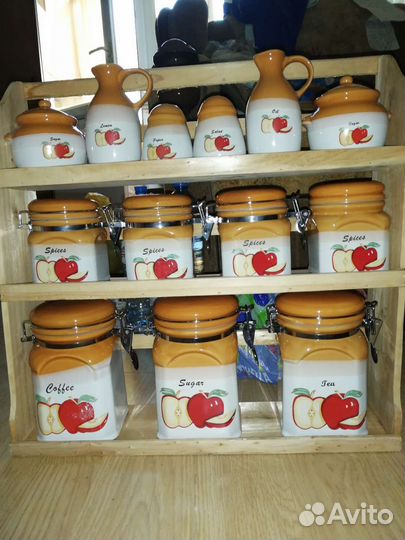 Набор банок для сыпучих