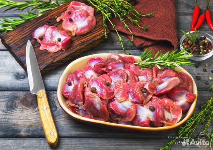 Куринные желудки