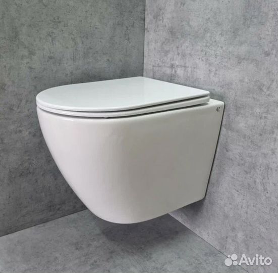 Унитаз подвесной торнадо с инсталляцией Grohe