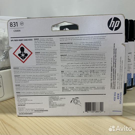 Пг HP Latex 831 Optimizer (есть и другие головы)