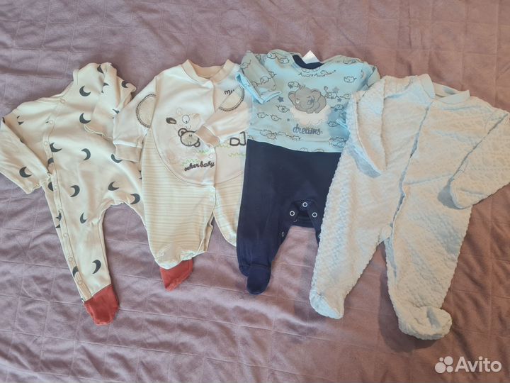 Вещи пакетом на мальчика с рождения до р 62 включ