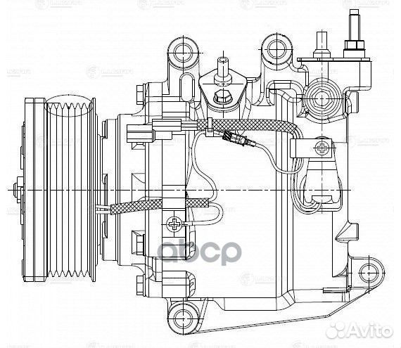 Lcac 2320 компрессор кондиционера Honda CR-V 0