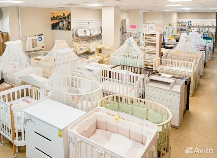 Детские кроватки для новорождённых, комоды