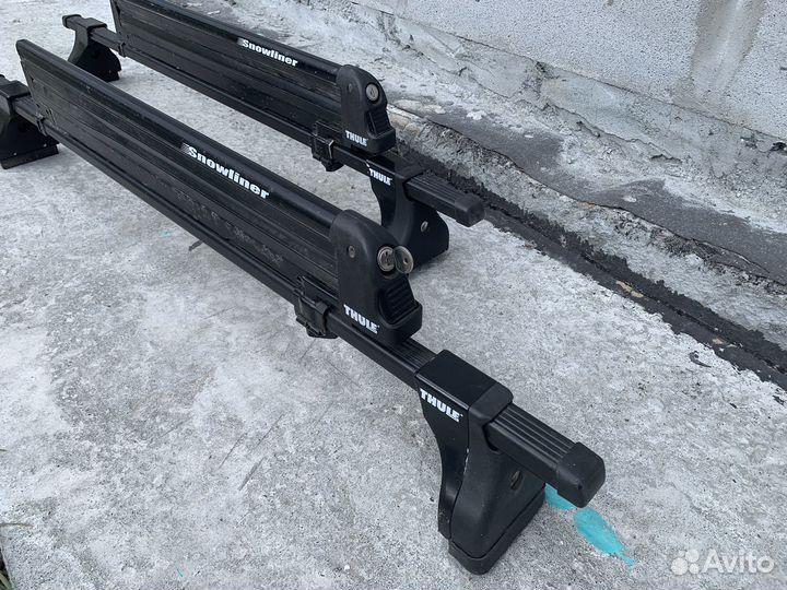 Рейлинги с креплениями для лыж Thule Snowliner