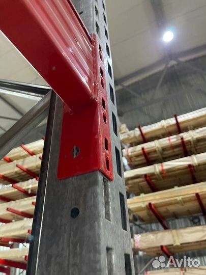 Стеллажи палетные балки рамы комплектующие бу