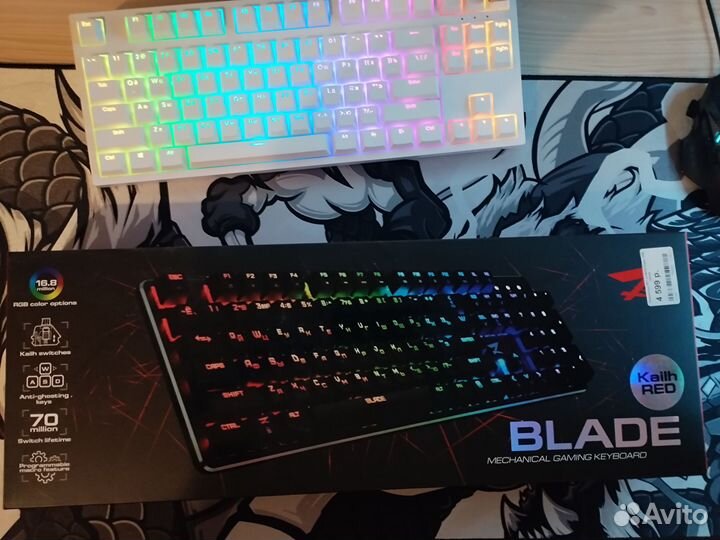 ZET gaming blade Игровая механическая клавиатура R