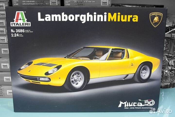 Сборная модель Lamborghini Miura