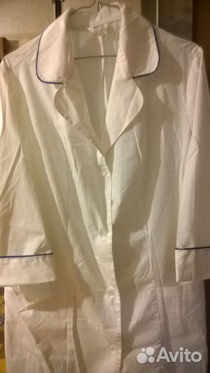 Халат медицинский белый Р.52