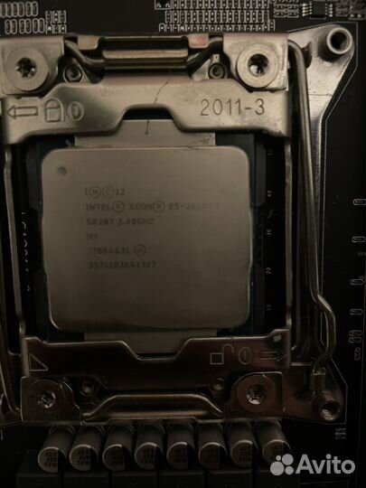 Материнская плата с процессором xeon2620v3
