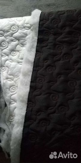 Отрез ткани, стежка курточная