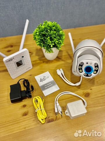 Комплект WI-FI/4G видеонаблюдения новый