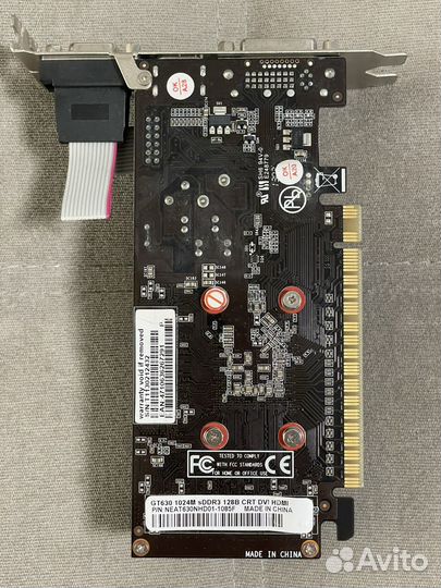 Видеокарта для компьютера Palit GT 630 1gb