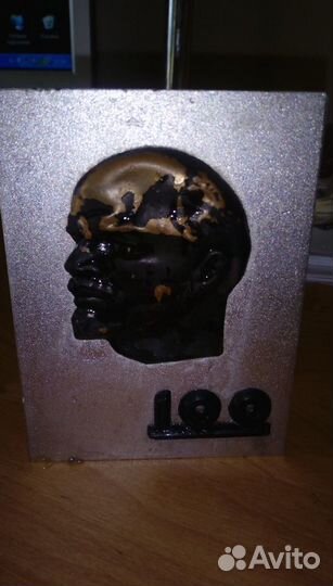 Настольная плакетка В.И. Ленин, 100, СССР, Металл
