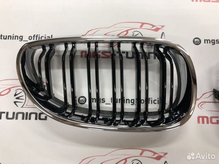 Решетка BMW 5 серии е60 в стиле М5 хром обод