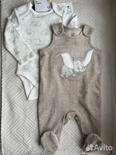 Боди и ползунки слип для мальчика 56 62