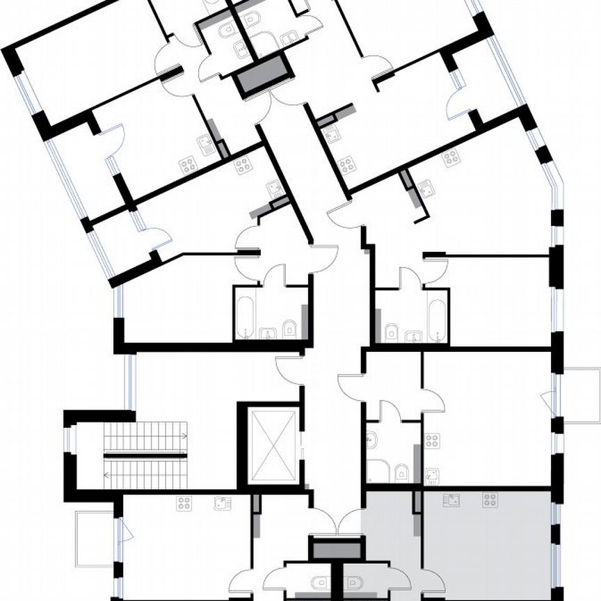 2-к. квартира, 52,3 м², 3/3 эт.