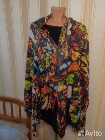 Шарф Палантин шерсть шелк PJ Studio Accessories