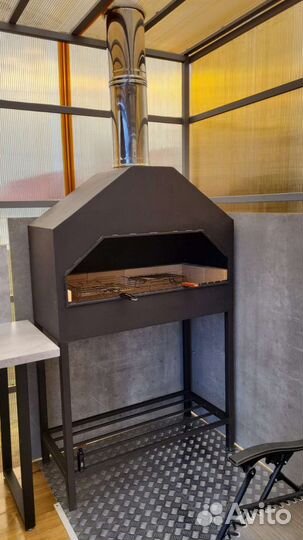 Мангал с вытяжкой