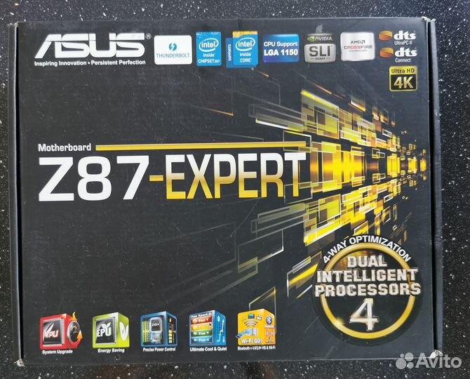 Материнская плата asus Z87-expert новая