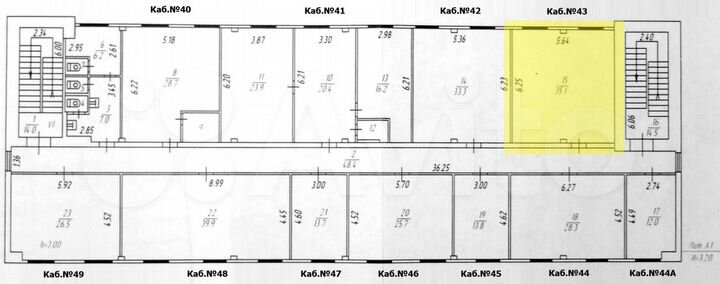 Офисное помещение, 35.1 м²