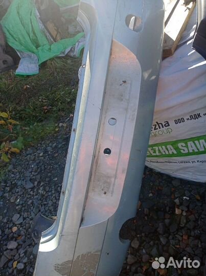 Задний бампер Рено Логан Renault Logan