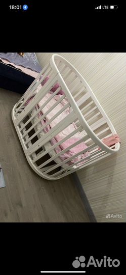 Детская кроватка ellipsebed