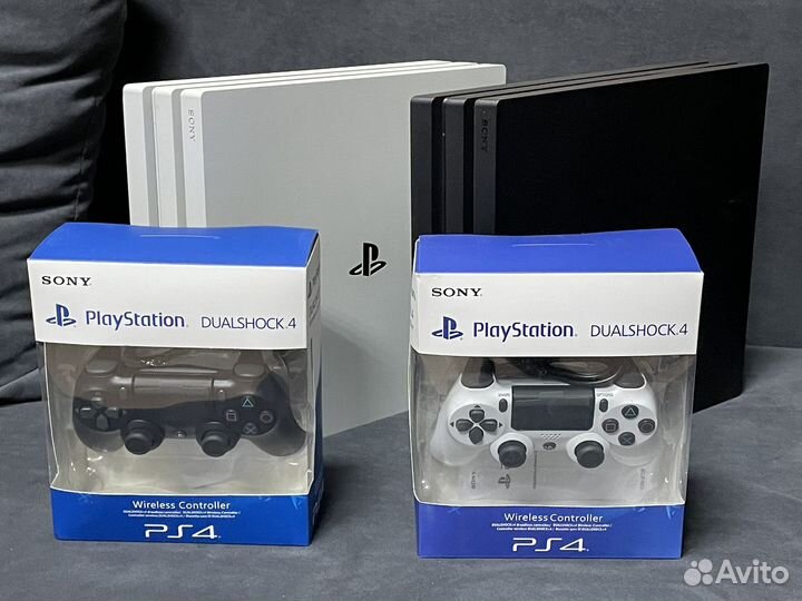 Sony PS4 Slim с играми и гарантией