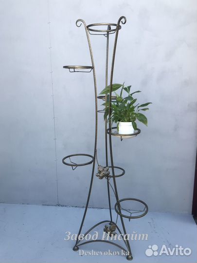 Подставка для цветов пц 7 Башня (7 плошек)