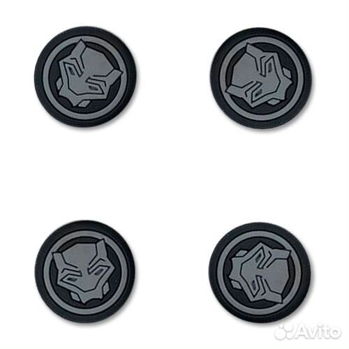 Насадки на стики для геймпада PS5 New Thumb Grips 4в1 (Black Panther)