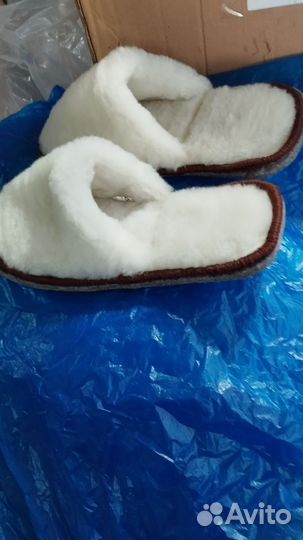 Икеатапочки меховые без задника