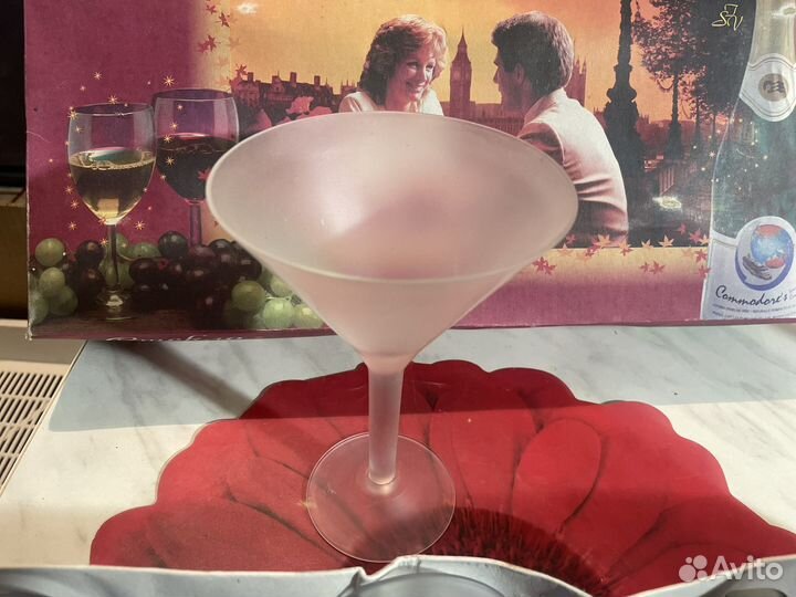 Бокалы дя мартини шампанского винтаж