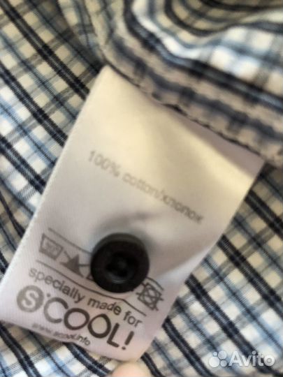 Рубашка школьная 134